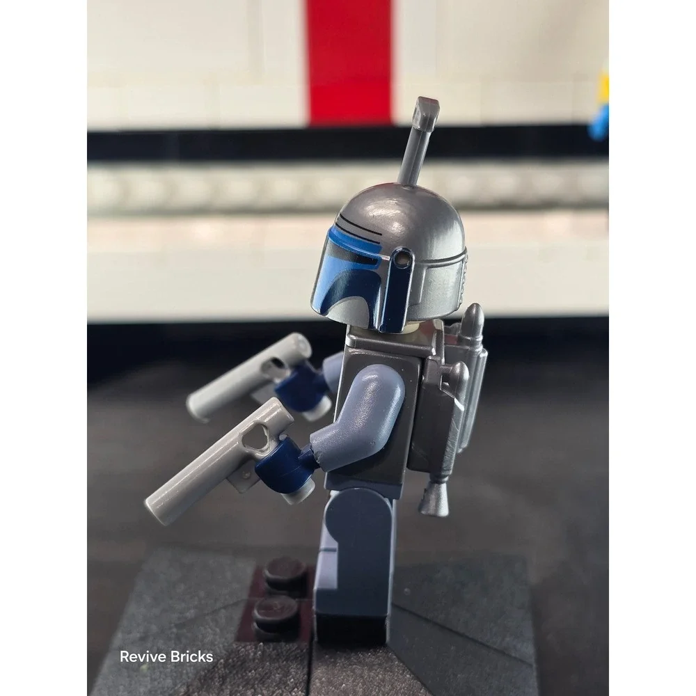 Star Wars - sw0468 - Jango Fett - Light Nougat Head, Smile